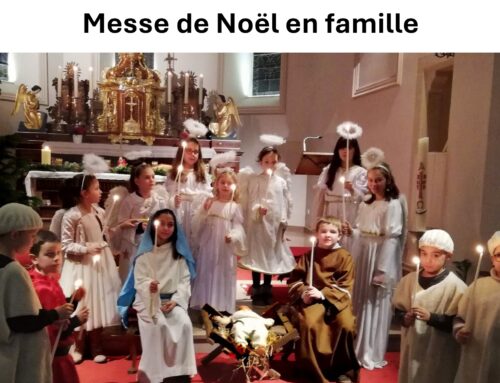 Crèche vivante – messe Noël en famille
